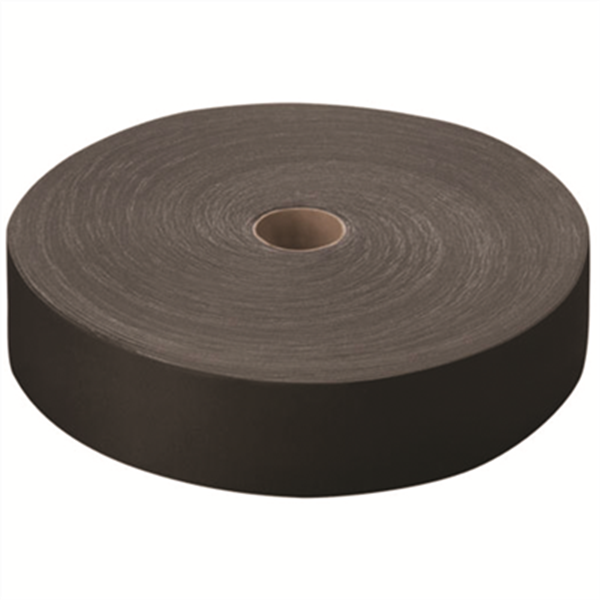 Bande en mousse adhésive pour étanchéité sous rails de cloisons