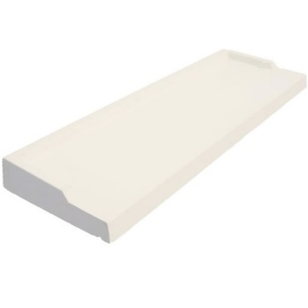 Appui de fenêtre monobloc en béton blanc AR35 35 CM x 0,70 M