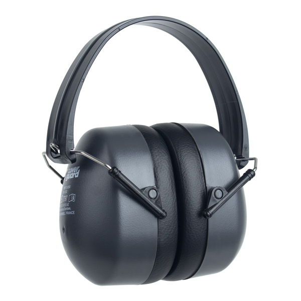 Casque anti-bruit pliable Max 500 Coverguard avec arceau réglable et coussinets PVC - SNR 30 dB