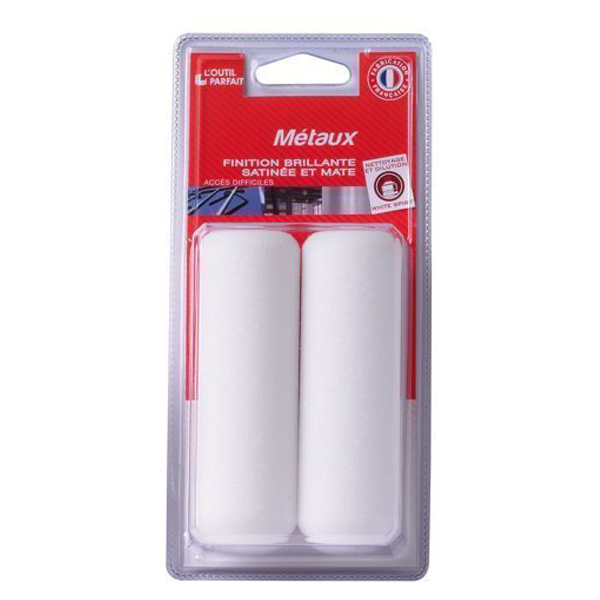 Rouleau patte de lapin métaux mousse L