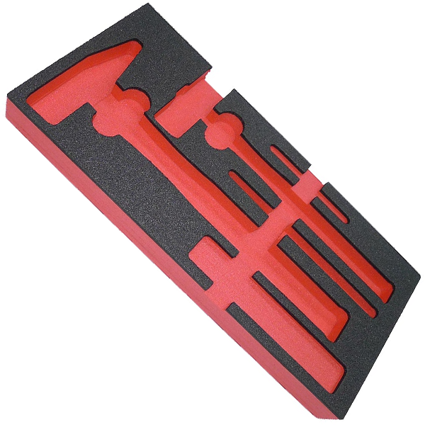 Plateau Mousse FACOM Pour Clés Mixtes - Système Bicolore, Passes-doigts - Résistant Aux Solvants