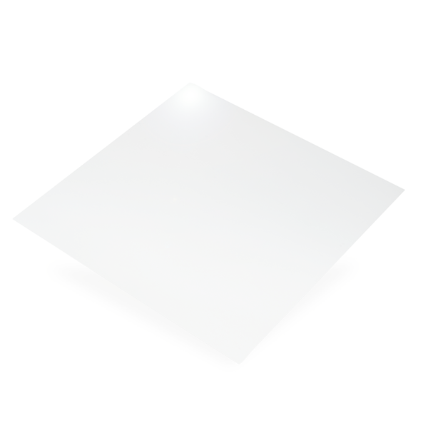 Lot De 4 Plaques En Aluminium Composite Blanc - 80 X 80 Mm - Épaisseur 0,5 Mm - Pour Bricolage