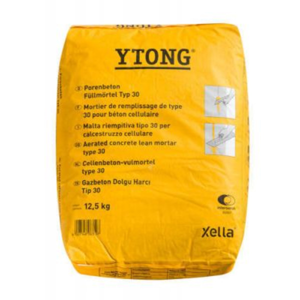 Mortier rebouchage et réparation pour béton cellulaire - Ytong - 12,5 KG