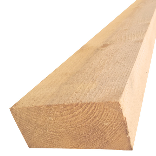 Madrier en sapin de France traité classe 2 - 200 MM x 75 MM x 5,00 M