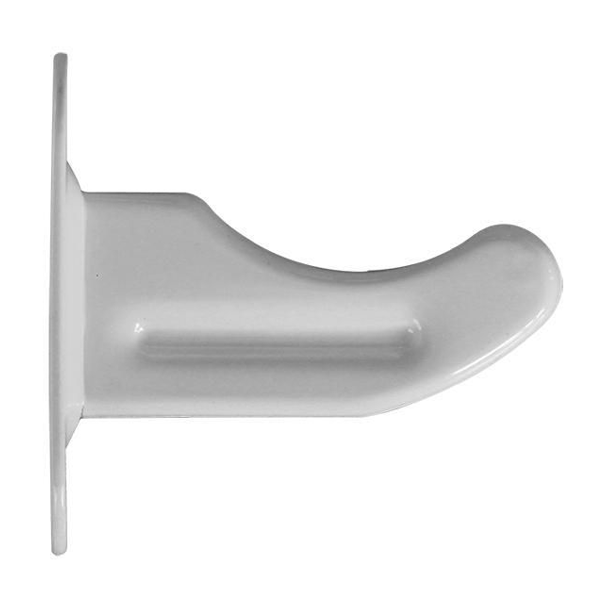 Support fixation radiateur rideau fonte RAM 65 mm visser Epoxy blanc