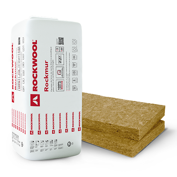 Isolant Rockmur Nu - 135/60 - ép. 45 MM - R1,25 m².K/W