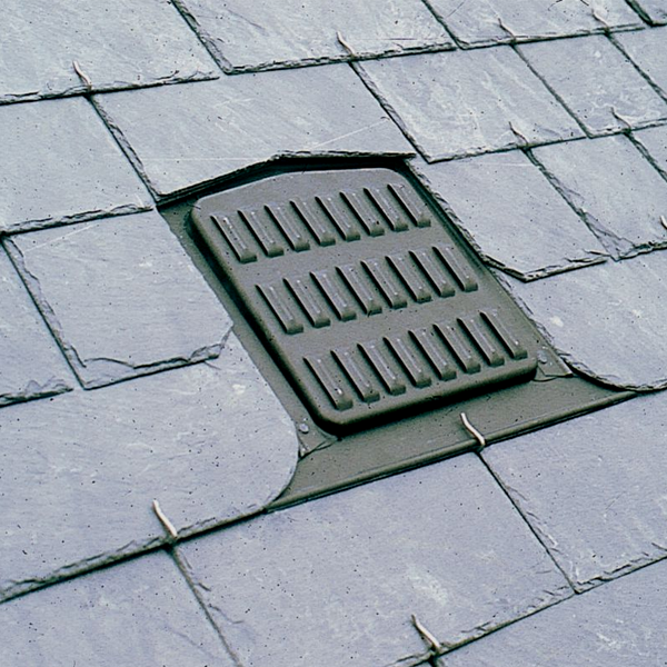 Chatière de ventilation VMZINC Intégra AnthraZinc 470 MMx340 MM section de 145 cm²