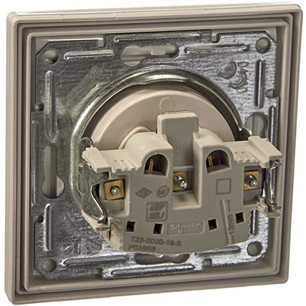 Presa 2P+T 16A P17/11 assiale bianco VIW00223.B