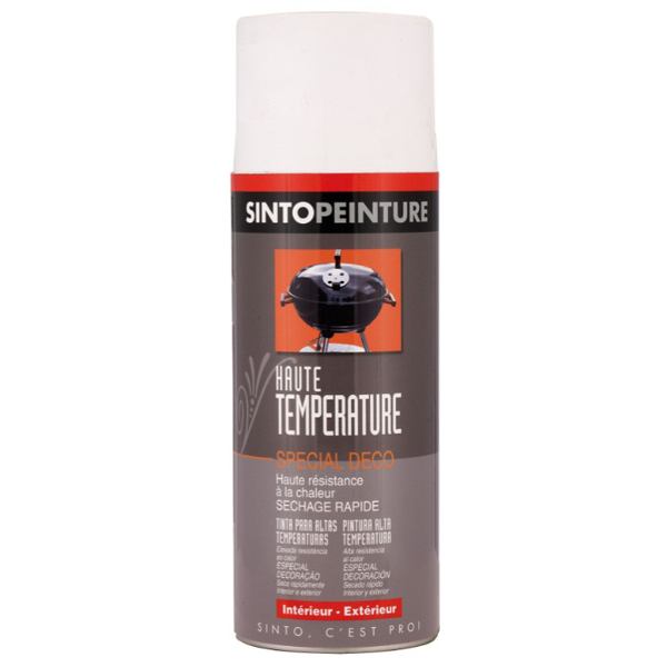 Peinture haute température Séchage rapide Blanc Aérosol 400 ml