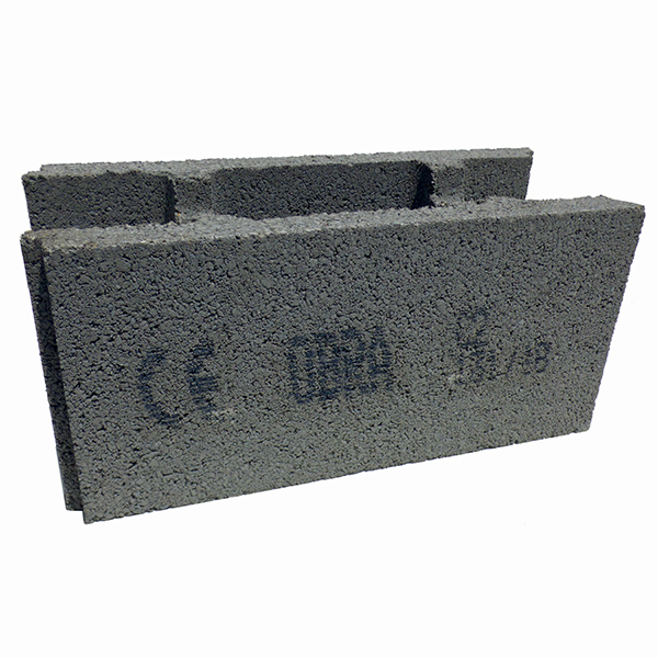 Bloc de coffrage béton à bancher OBRA - 500 x 200 x 250 mm