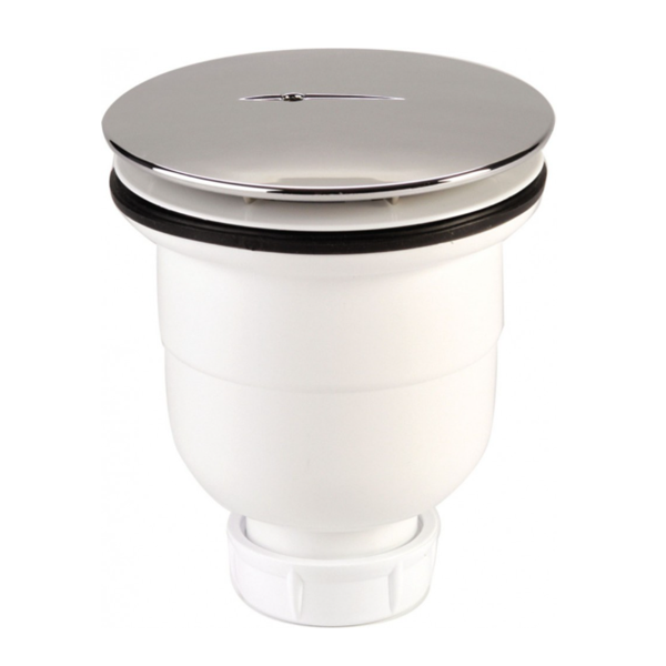 Bonde laiton de receveur avec grille D60 sortie horizontale à souder