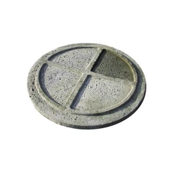 Couvercle béton pour réhausse de fosse sceptique CVVB diamètre 60 cm