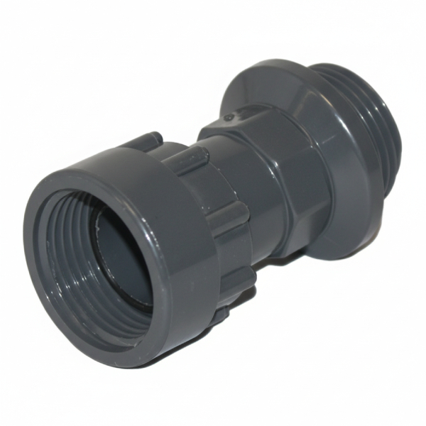 Raccord union PVC 32 - M/F 1" - Pour montage électrovannes