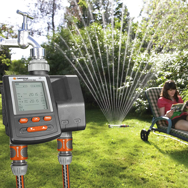Programmateur électronique arrosage automatique MultiControl Duo Gardena