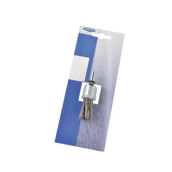 Brosse pinceau abrasive Osborn Tige 6mm Osborn Diamètre 20mm Fil acier