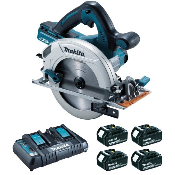 Mini Scie Circulaire Sans Fil WingFly - Pour Batterie Makita 18V - 3 Lames Incluses - 11000 Tr/min