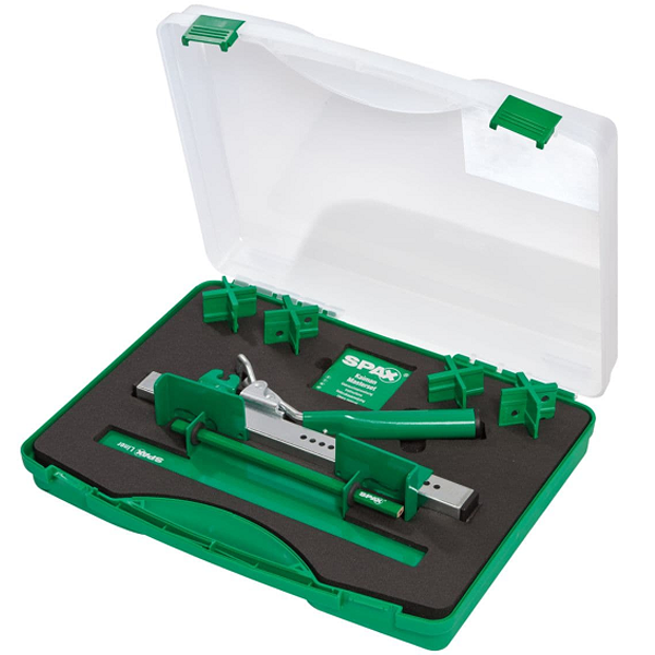 Redresseur de lame de terrasse - Kaiman Pro Spax - coffret avec serre-lame et espaceurs 4 - 5 - 6 - 7 mm 4009409872009