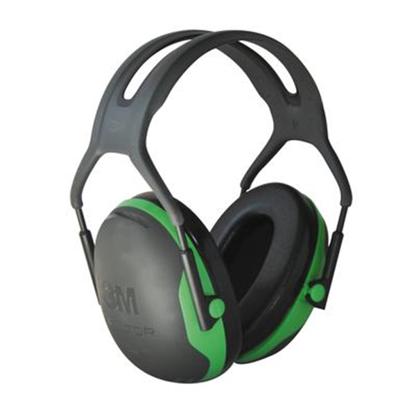 Casque Antibruit 3M PELTOR Série X1P3 - 26 DB Vert Avec Arceau Métallique