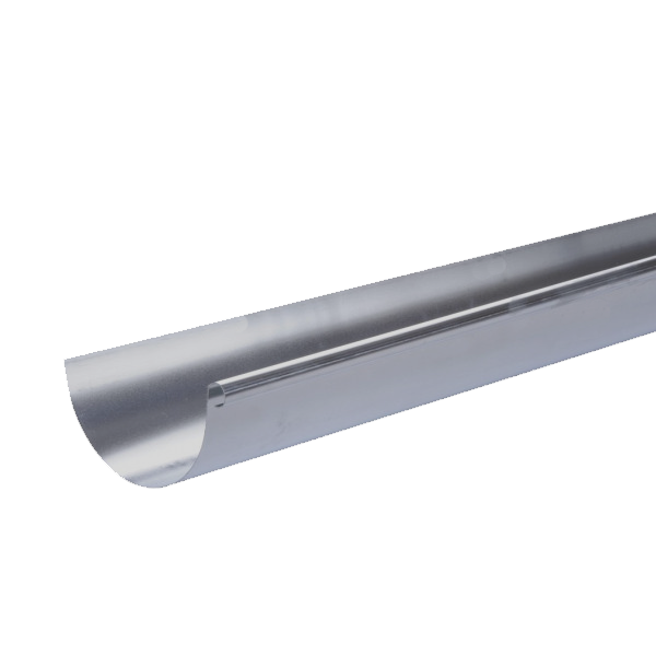 Gouttière demi-ronde en zinc Naturel VMZINC - 250 MM - 4,00 M