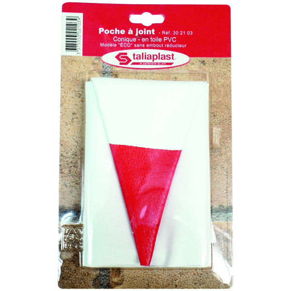 Poche à joint conique en toile PVC sans embout réducteur 302103 — free download