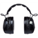 Casque antibruit à modulation sonore Protac III 32 DB noir avec serre tête