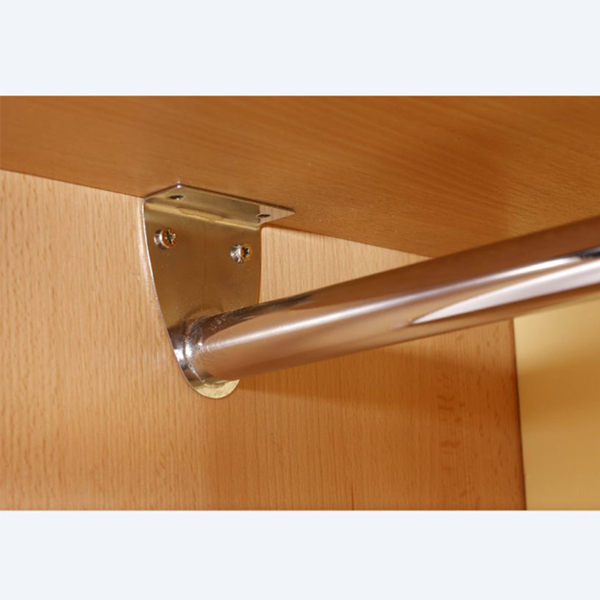 Barre penderie télescopique 40 à 70 cm Acier nickelé