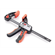 Presse une main Quick Single Urko pour serrages délicats - saillie 80 mm - serrage 30 cm