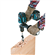 Perceuse visseuse Makita DDF458RTJ 18 V avec 2 batteries Li-Ion 5 Ah O 13 mm