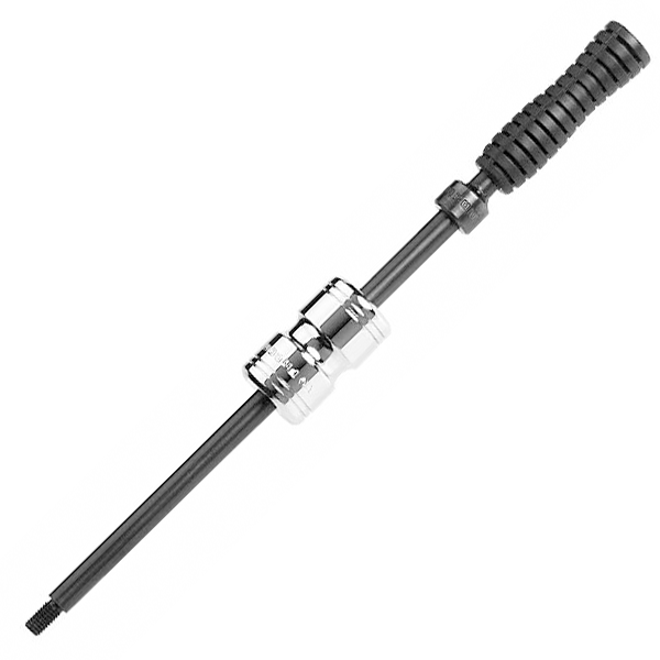 Maillet Facom Masse à Inertie FACOM 9,8kg - Marteau Lourd Professionnel - Tige 750mm, Filetage M22 - Pour Démontage Roulements Marteau Facom