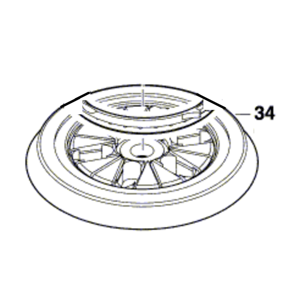 Plato De Lijado Compatible Con Lijadora Orbital Bosch Gex 150 AC Pex 15 Ae Gex 150 Turbo 150 Mm Con Tornillo 97867235