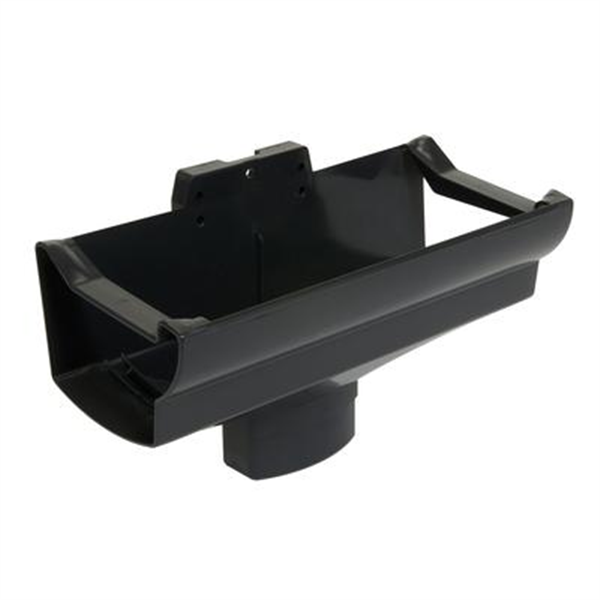Naissance à joint Nicoll NAD289A - tube 90x56 mm - gris anthracite