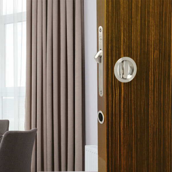 Kit Serrure Et Poignées Cuvettes Yale Pour Porte Coulissante à