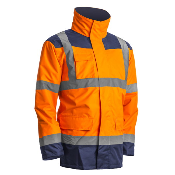 Parka haute-visibilité Kanata 4/1 Euro-Protection orange fluorescent 3XL