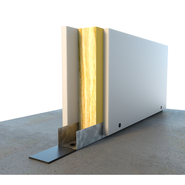 Bande en mousse adhésive pour étanchéité sous rails de cloisons