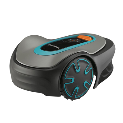 Bluetooth connected robotic lawn mower Sileno minimo Gardena – Mowing area 500 m2 – 70 min