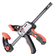 Presse une main Quick Single Urko pour serrages délicats - saillie 80 mm - serrage 30 cm