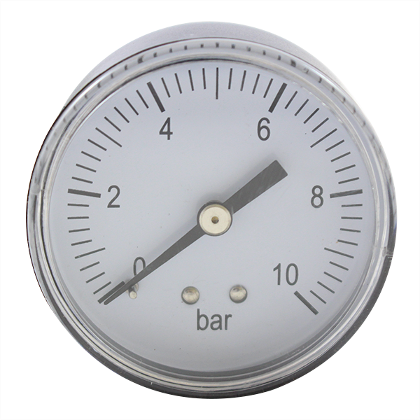 Manomètre De Compresseur D'Air Y40 - Instrument Précis à Coque En Fer, Filetage 10mm, 0-180 PSI / 0-12 Bar