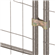 Collier serrage anti-vandalisme clôture mobile chantier 130 x 55 x 16 mm