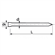 Pointe tête homme Inox A2 - 62785 Acton 1.6 x 30 mm - boîte de 250 g (470 pointes)