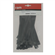Collier d'installation pour tube et cabl e electrique - 180 x 9 mm - Noir - Sache