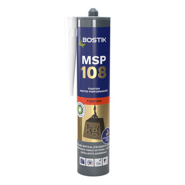 Mastic Colle Polymère MSP 108 Blanc - Cartouche 290 ml